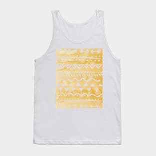 Loose bohemian pattern - orange Tank Top